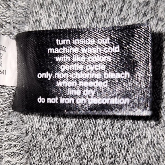 Lane Bryant Heather Grey Sweater-Top with Faux Fur Cuff Sleeves Size 18 - Picture 5 of 7